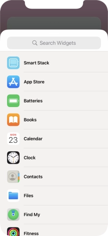 Press Smart Stack.