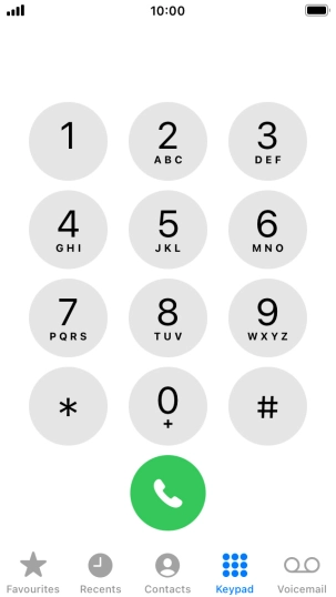 Press Keypad.