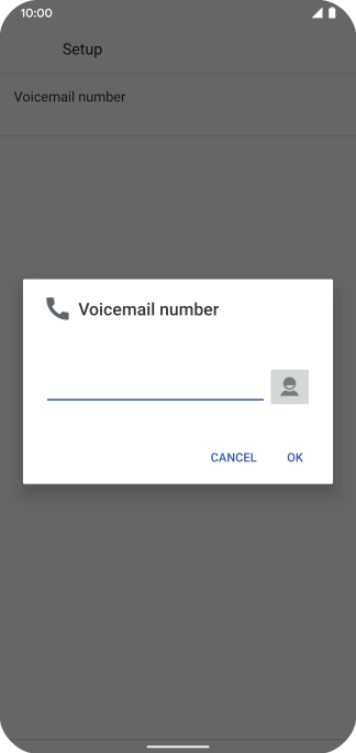 Key in +61414121121 and press OK.