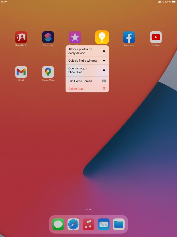 Press Delete App. Press Delete App.