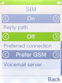 Select Voicemail server.