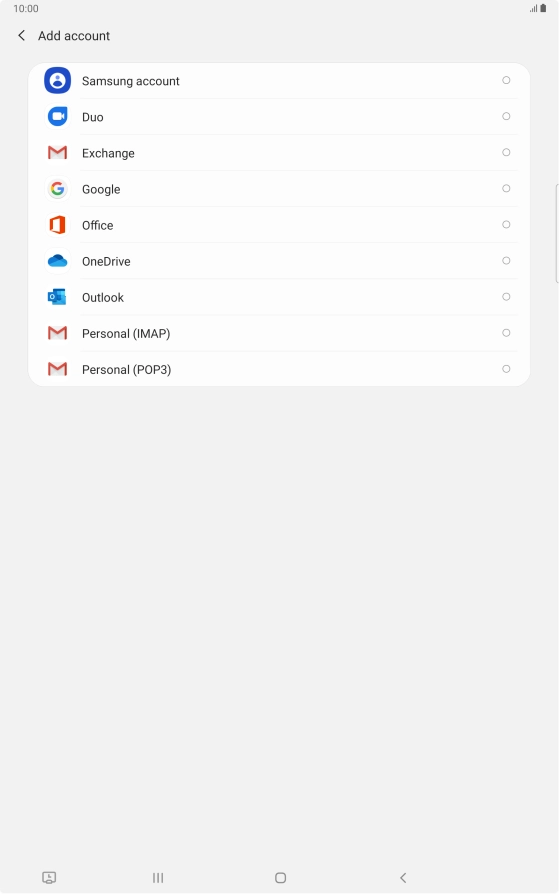 Press Google.