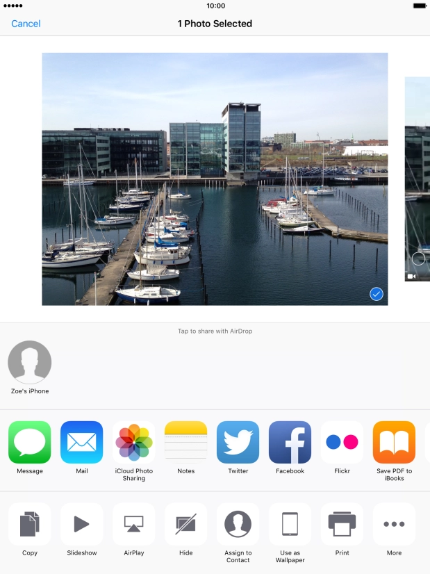 Make sure the other device is turned on and is ready to connect via AirDrop. Press the required device. Make sure the other device is turned on and is ready to connect via AirDrop. Press the required device.