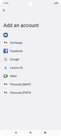 Press Google.
