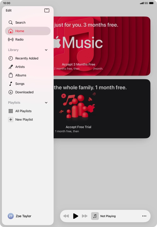 Press New Playlist.