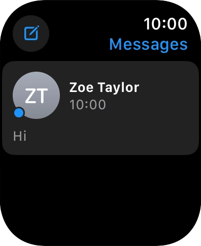 Press the required iMessage.
