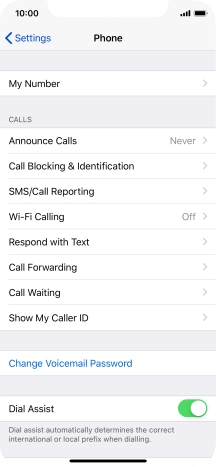 Press Wi-Fi Calling.