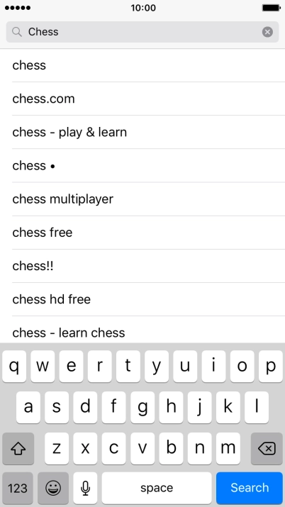 Press Search.