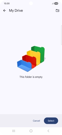 To create a new folder, press the new folder icon and follow the instructions on the screen to create a new folder. To create a new folder, press the new folder icon and follow the instructions on the screen to create a new folder.