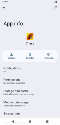 Press Storage and cache.