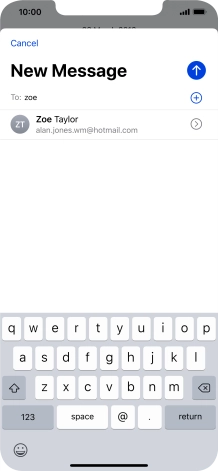 Press the required contact. Press the required contact.