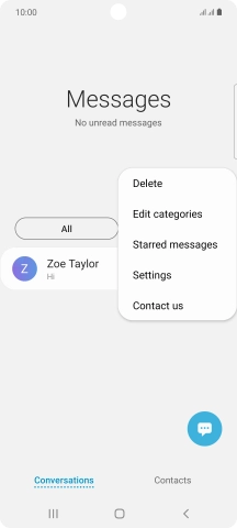 Press Settings.
