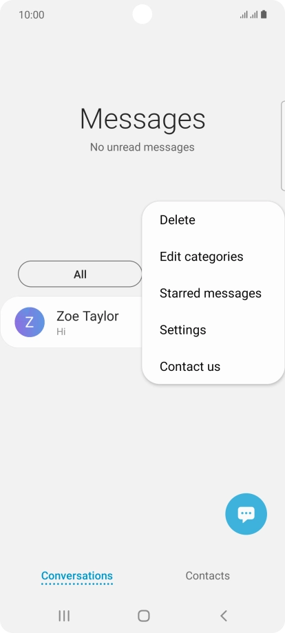 Press Settings.