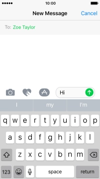 Press the camera icon. Press the camera icon.