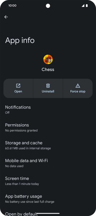 Press Storage and cache. Press Storage and cache.