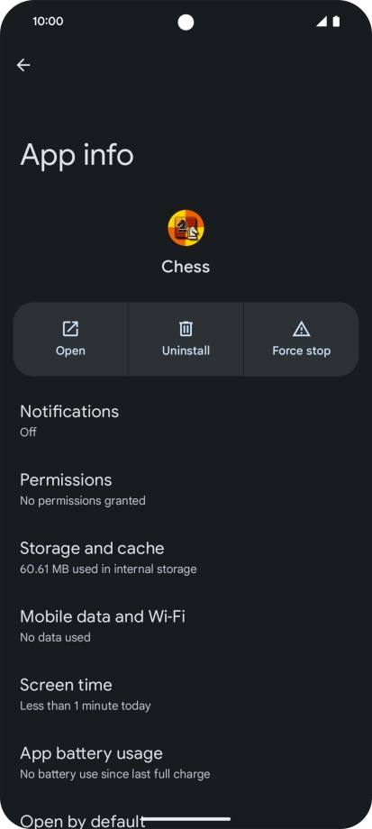 Press Storage and cache. Press Storage and cache.