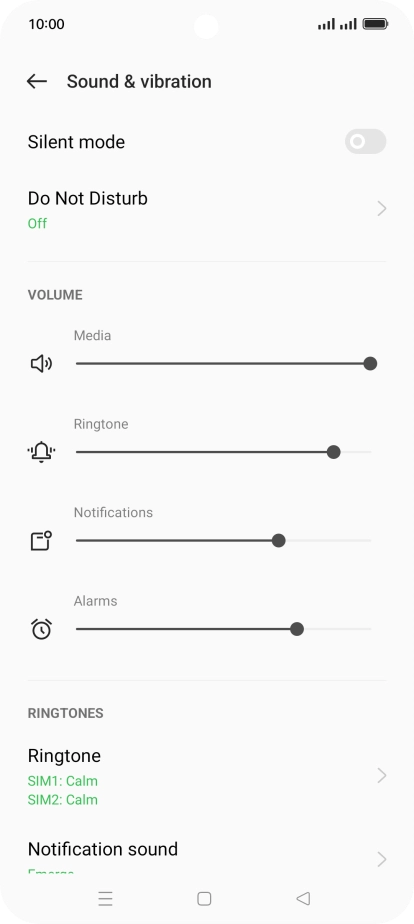 Press Ringtone.