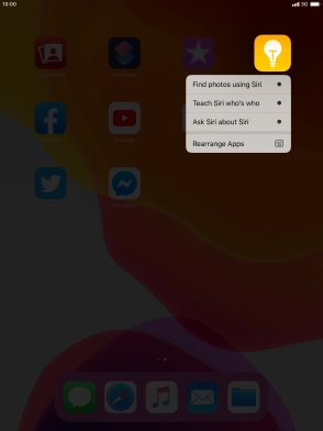 Press Rearrange Apps. Press Rearrange Apps.