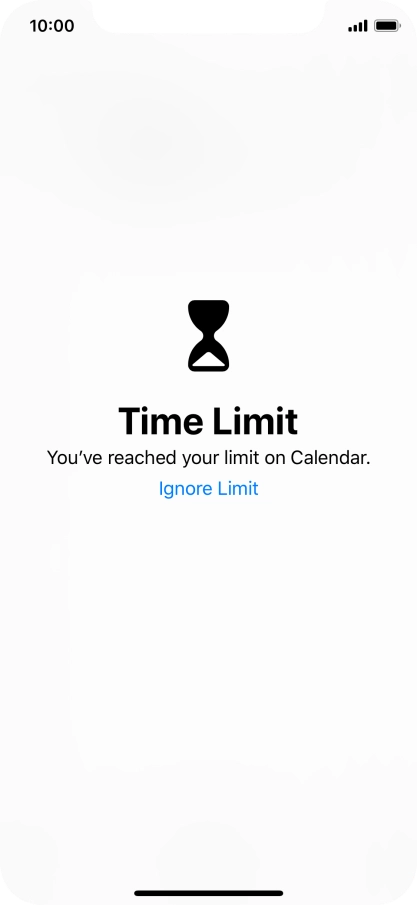 Press Ignore Limit. Press Ignore Limit.