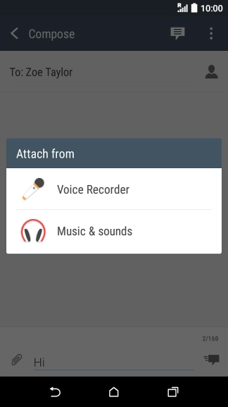 Press Music & sounds.