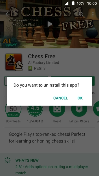 Press OK. Press OK.