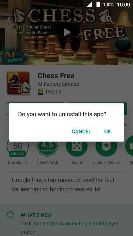 Press OK. Press OK.