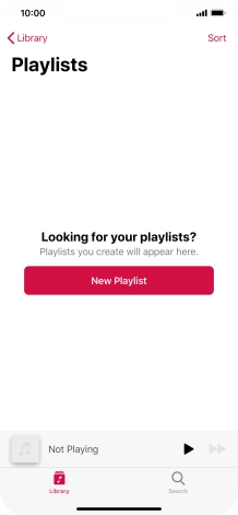 Press New Playlist.