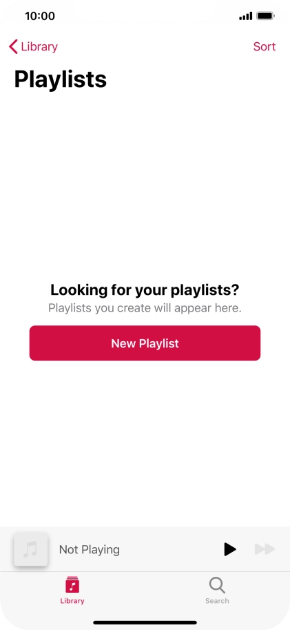 Press New Playlist.