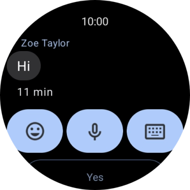 Press the microphone icon. Press the microphone icon.