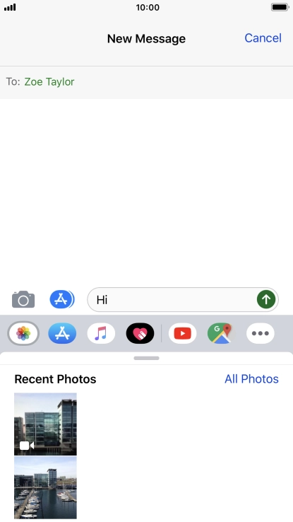 Press All Photos and go to the required folder.
