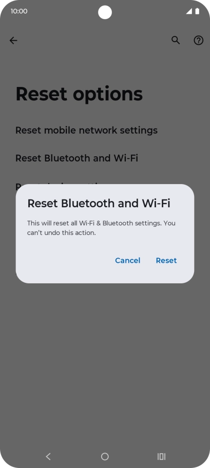 Press Reset.