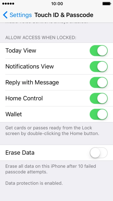 Press the indicator next to Press the indicator next to