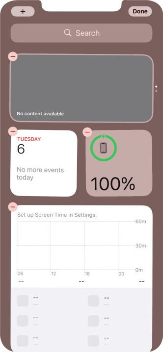 Press the add icon.