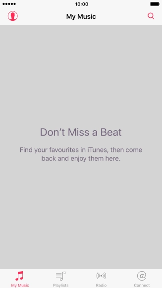 Press Playlists.