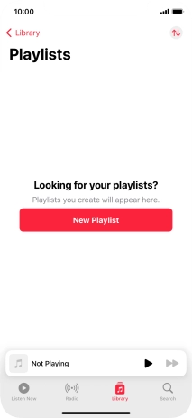 Press New Playlist.