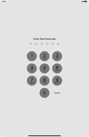 Use the lock code you created. The app is now locked. Use the lock code you created. The app is now locked.
