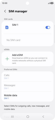 Press Add eSIM. Press Add eSIM.