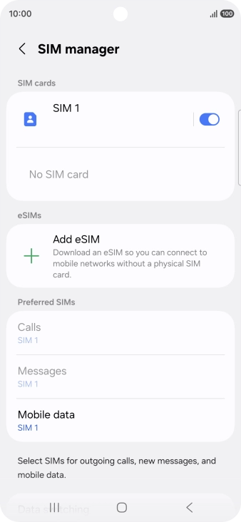 Press Add eSIM. Press Add eSIM.
