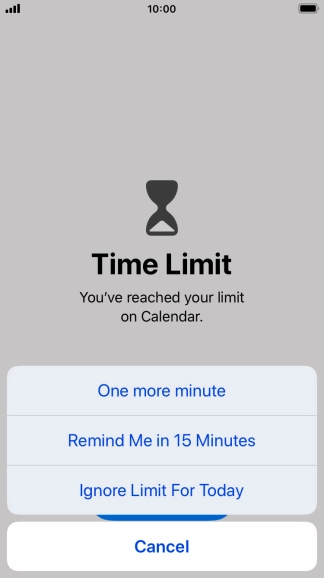 Press the required setting. Press the required setting.