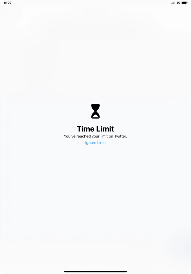 Press Ignore Limit. Press Ignore Limit.