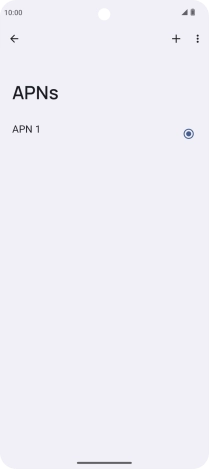 Press the add icon.