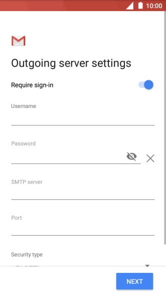 Press the indicator next to Press the indicator next to