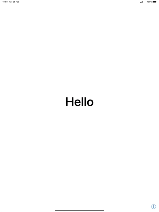 Slide your finger upwards starting from the bottom of the screen.
