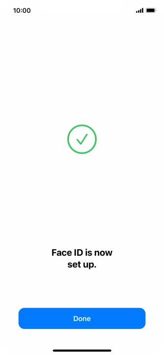 Press Done. If you haven't previously selected a phone lock code, key in a code of your own choice twice. Press Done. If you haven't previously selected a phone lock code, key in a code of your own choice twice.