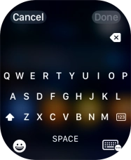 Press the input icon.
