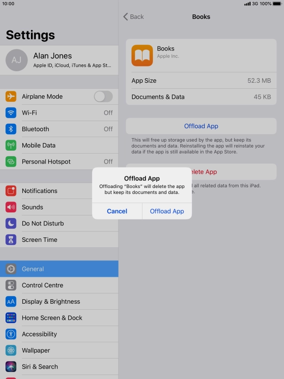 Press Offload App. Press Offload App.