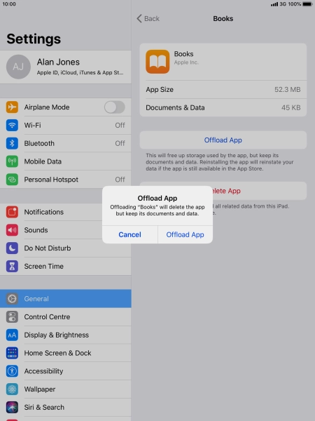 Press Offload App. Press Offload App.