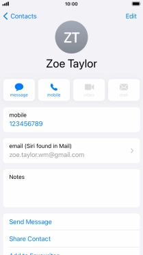 Press the required number.