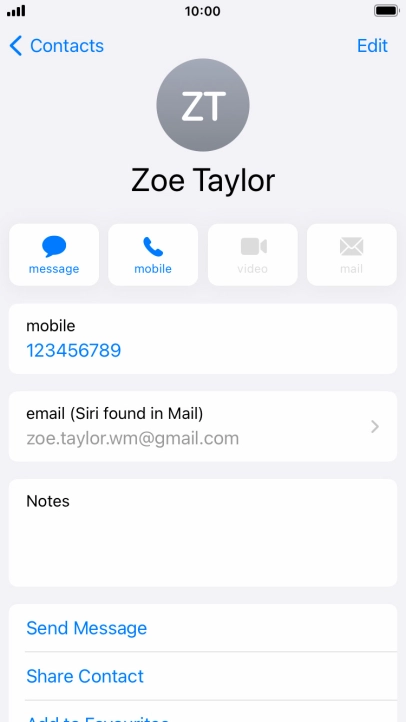 Press the required number.