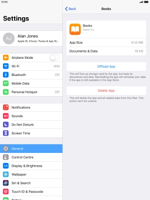 Press Offload App.